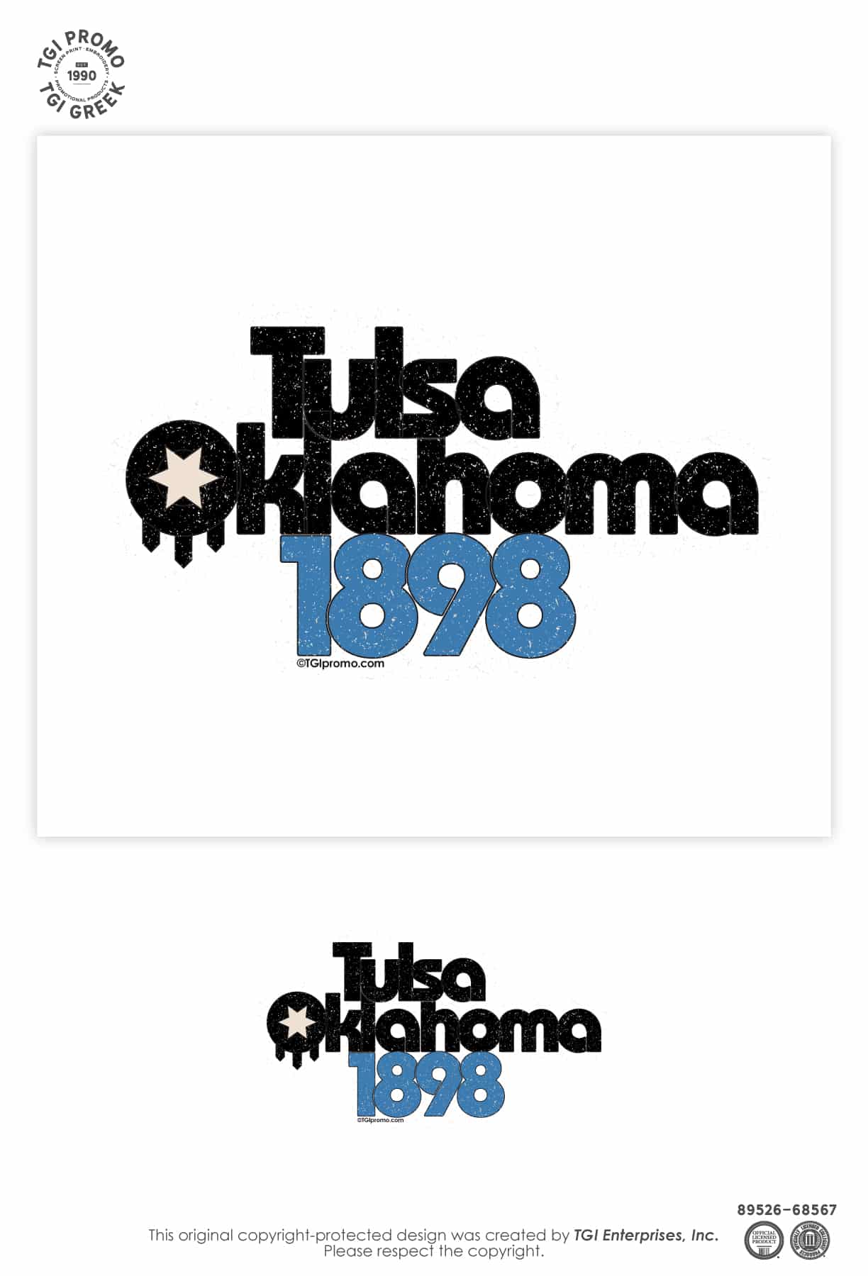 TGI Promo – Cap Cruise Party Zone Tulsa 1898 Sticker