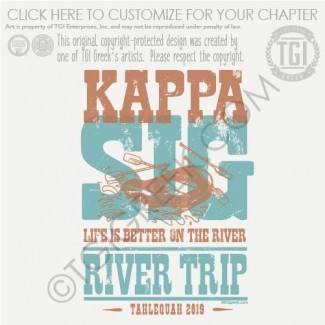 TGI-KS Float Trip Block Print