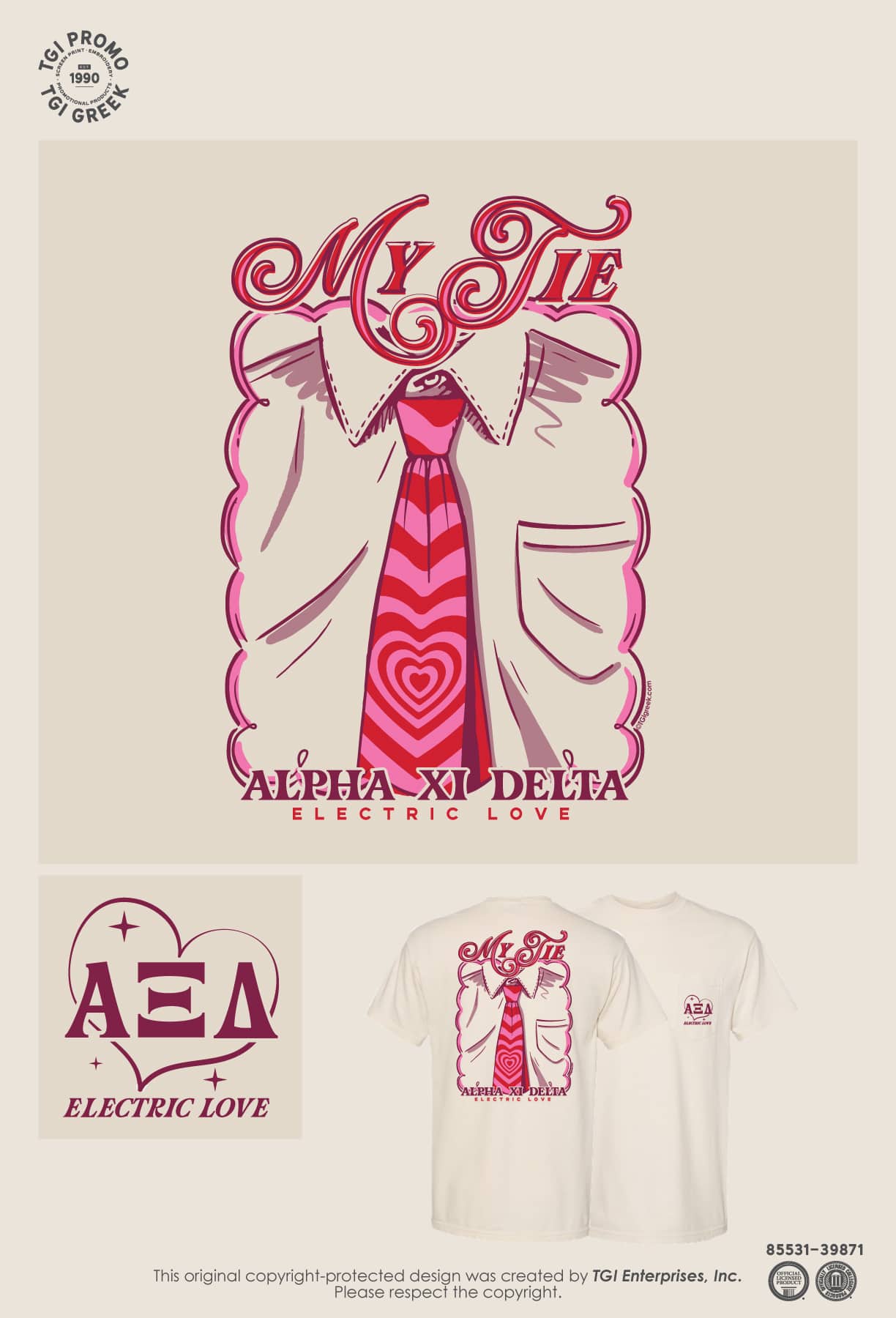 Alpha Xi Delta – NCSU My Tie