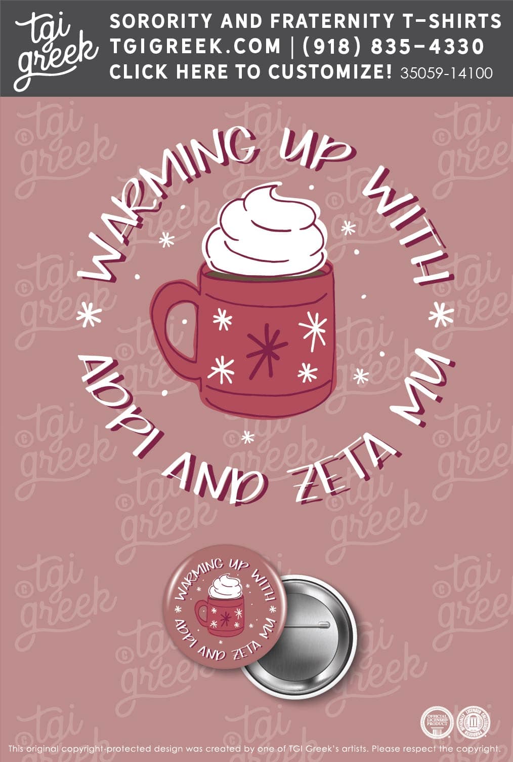 Alpha Delta Pi – APPS Philanthropy Buttons