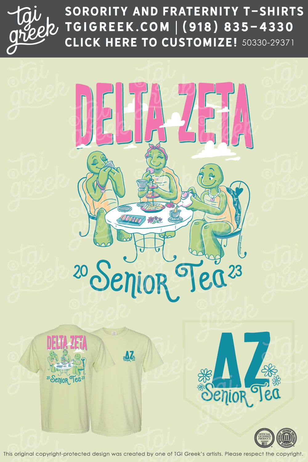 Delta Zeta – NSU Seniors – Lime