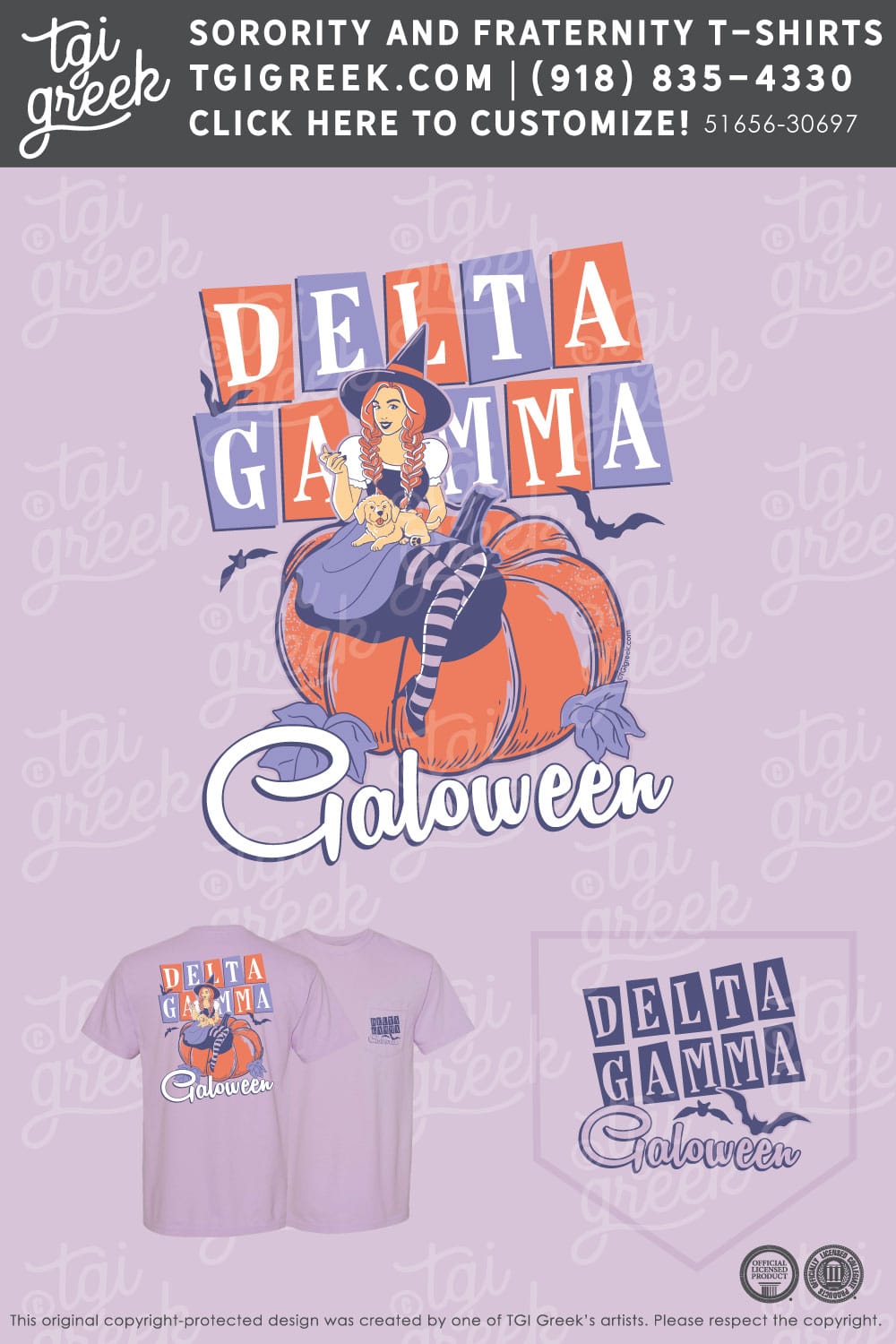TGI – Delta Gamma Vintage Pumpkin