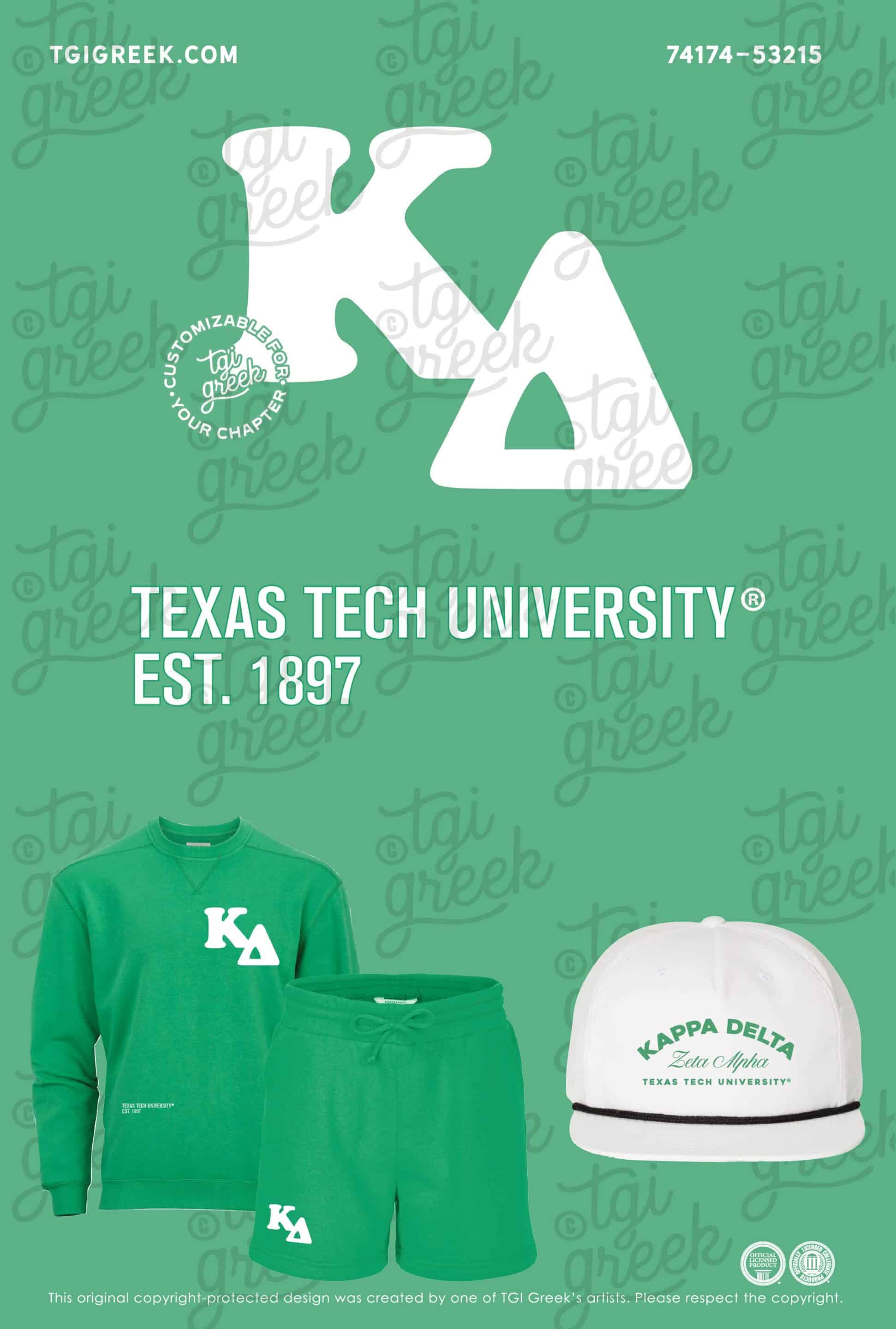 Kappa Delta – TXTECH Matching Set with Hat