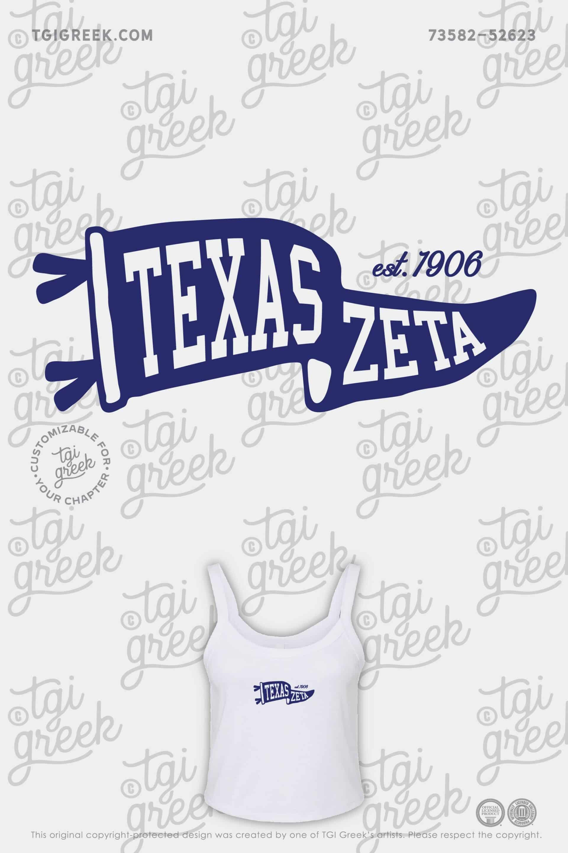 Zeta Tau Alpha – UTA Flag Tank