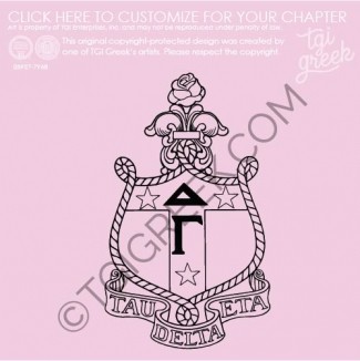 Delta Gamma – OU Crest Hoodie