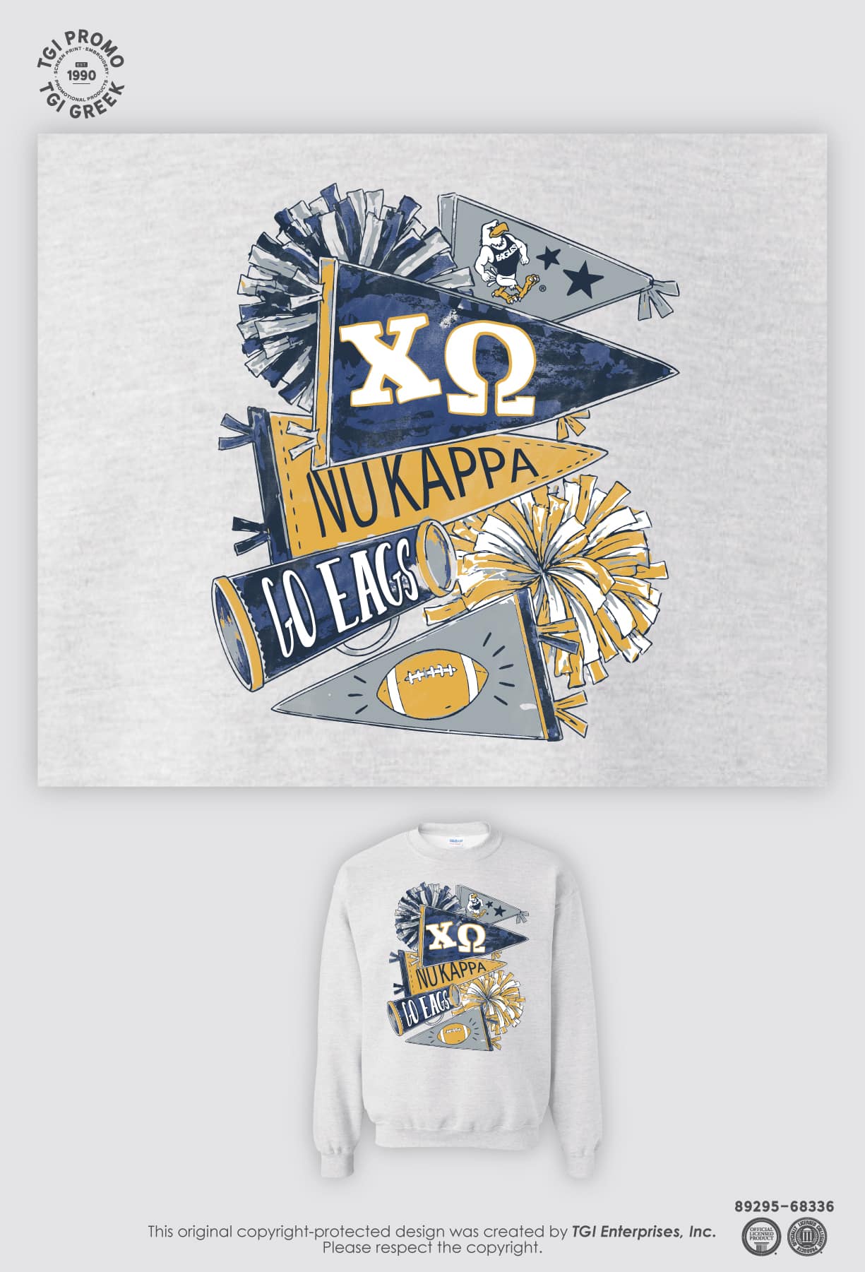 Chi Omega – GSU Fall Sweatshirt