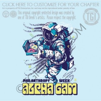 TGI – Alpha Gamma Delta Astro Donuts 2001
