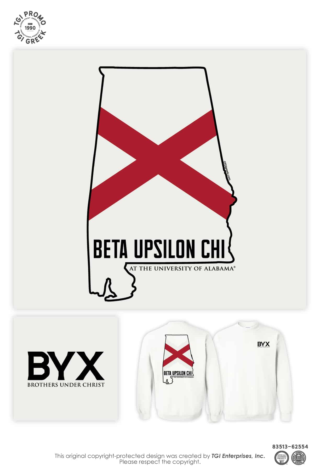 Beta Upsilon Chi – UAL Sweatshirt PR