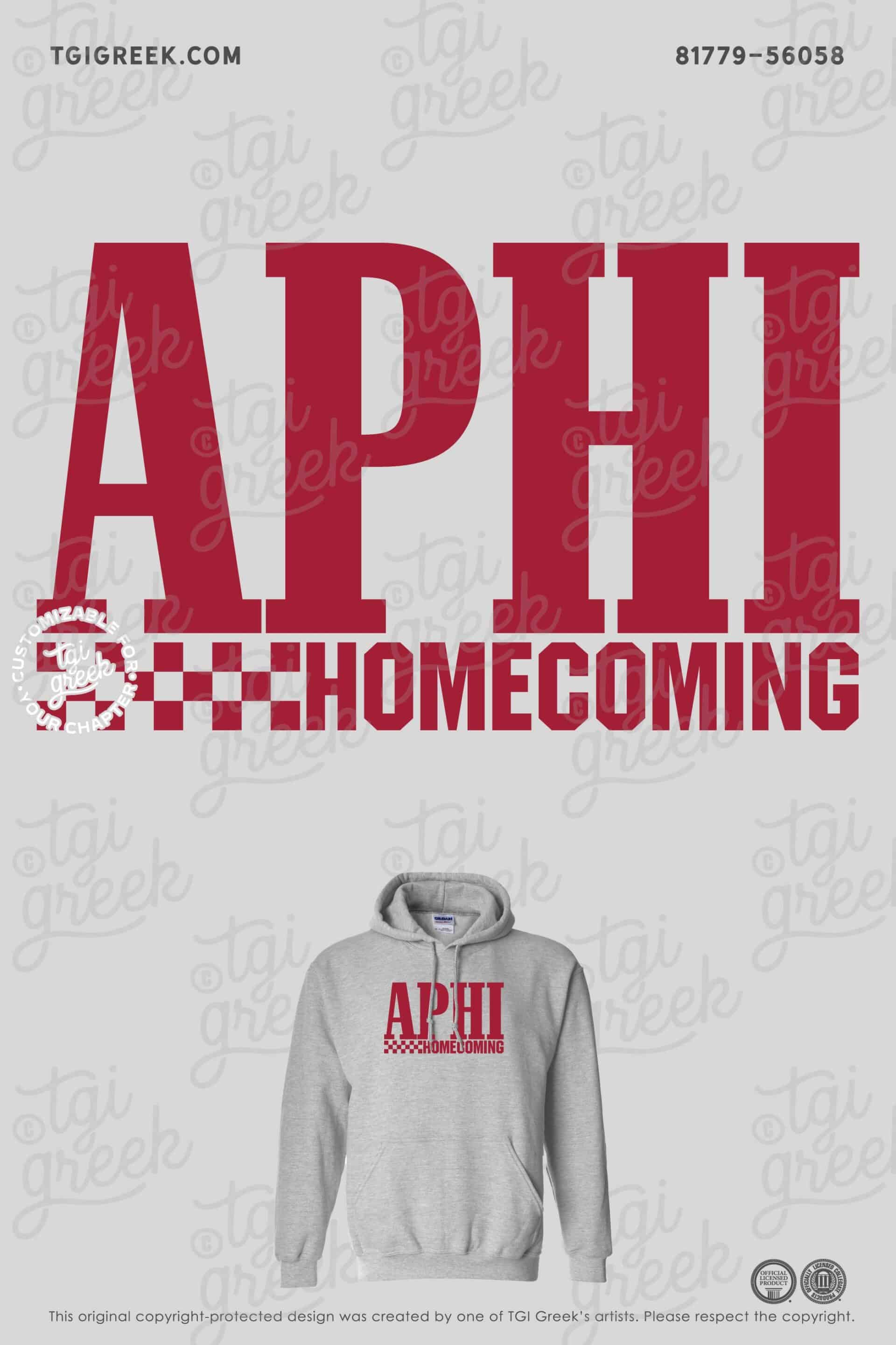 Alpha Phi – INSU Homecoming Hoodie