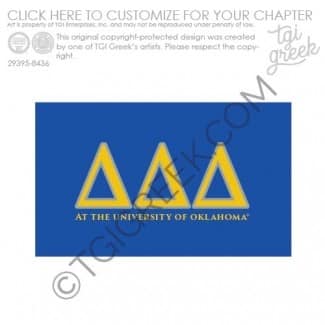 Delta Delta Delta – OU Flag