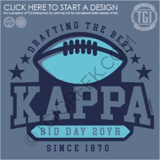 TGI-Kappa Kappa Gamma Draft the Best Bid Day