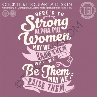 TGI-Alpha Phi Strong Women
