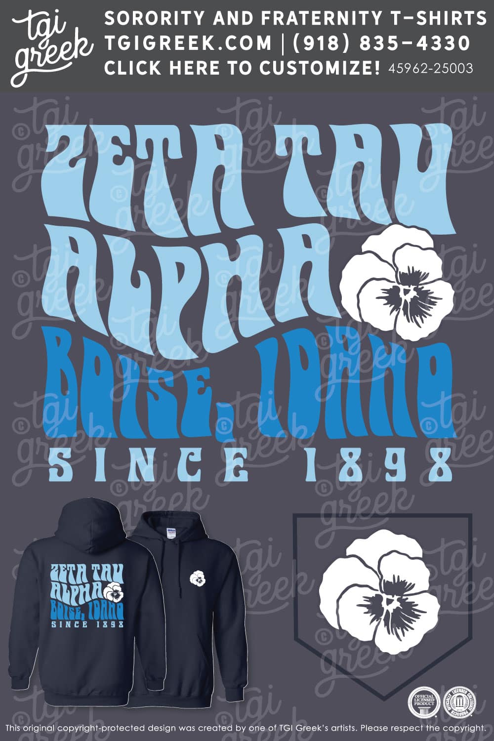 Zeta Tau Alpha – BOISE Sweatshirt