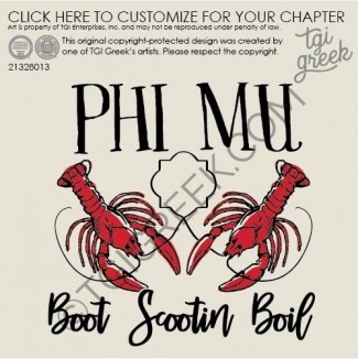 Phi Mu – ULL boot scootin boil