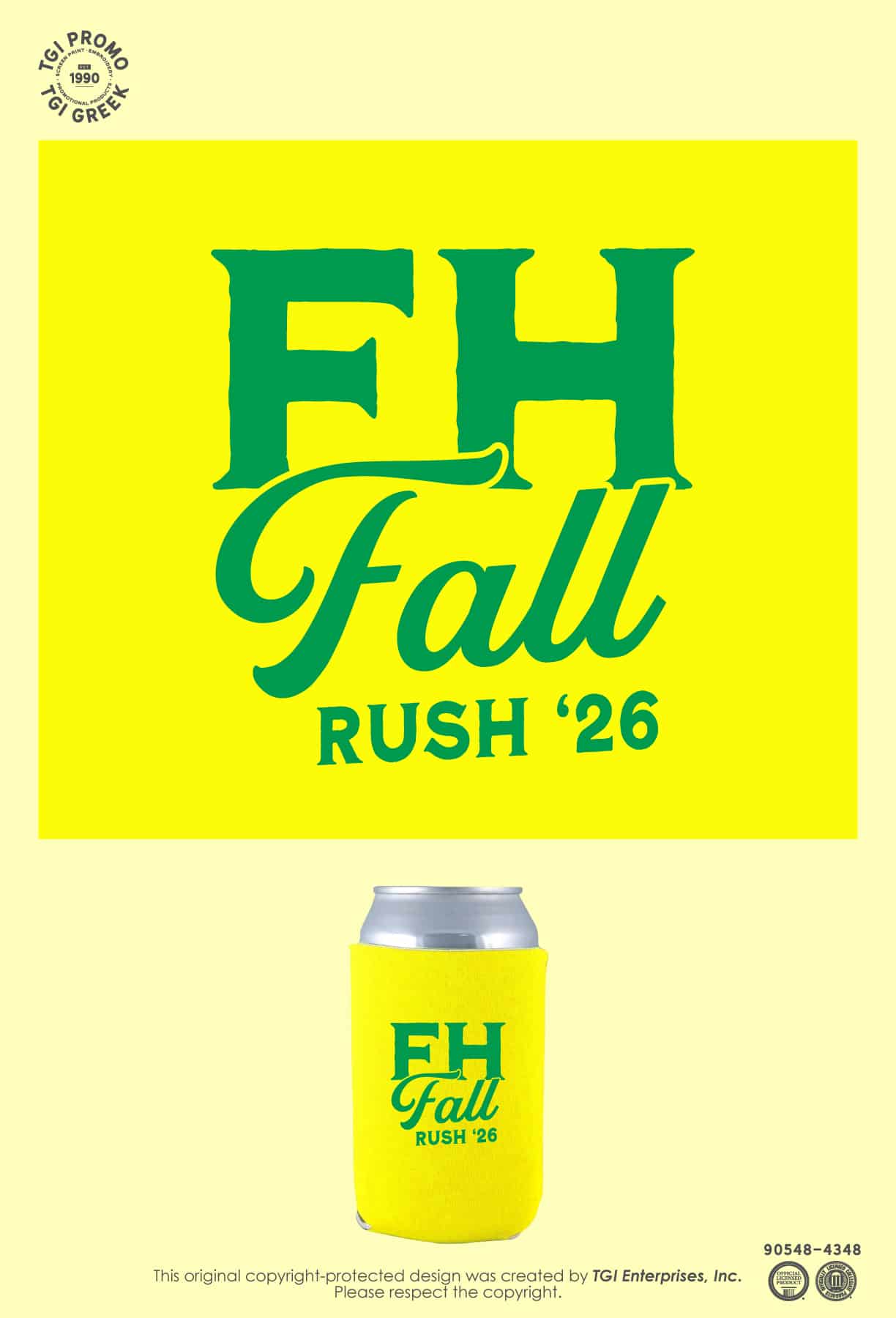 FarmHouse – TGI Greek New Stock Koozie