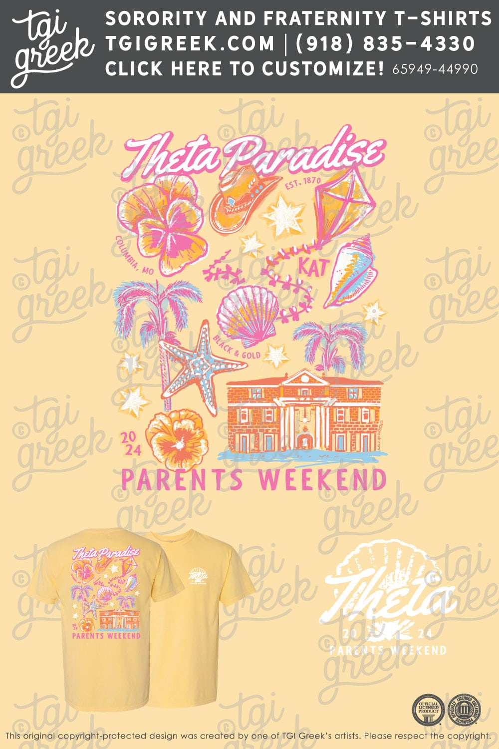 TGI – KAT Parents Weekend Collage Tee