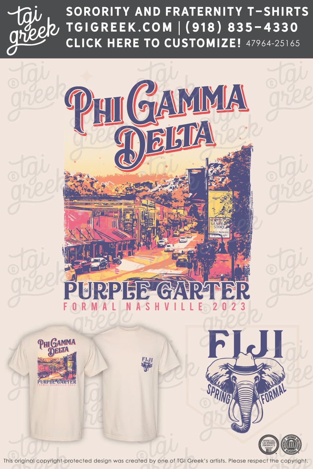 FIJI – PURD Purple Garter