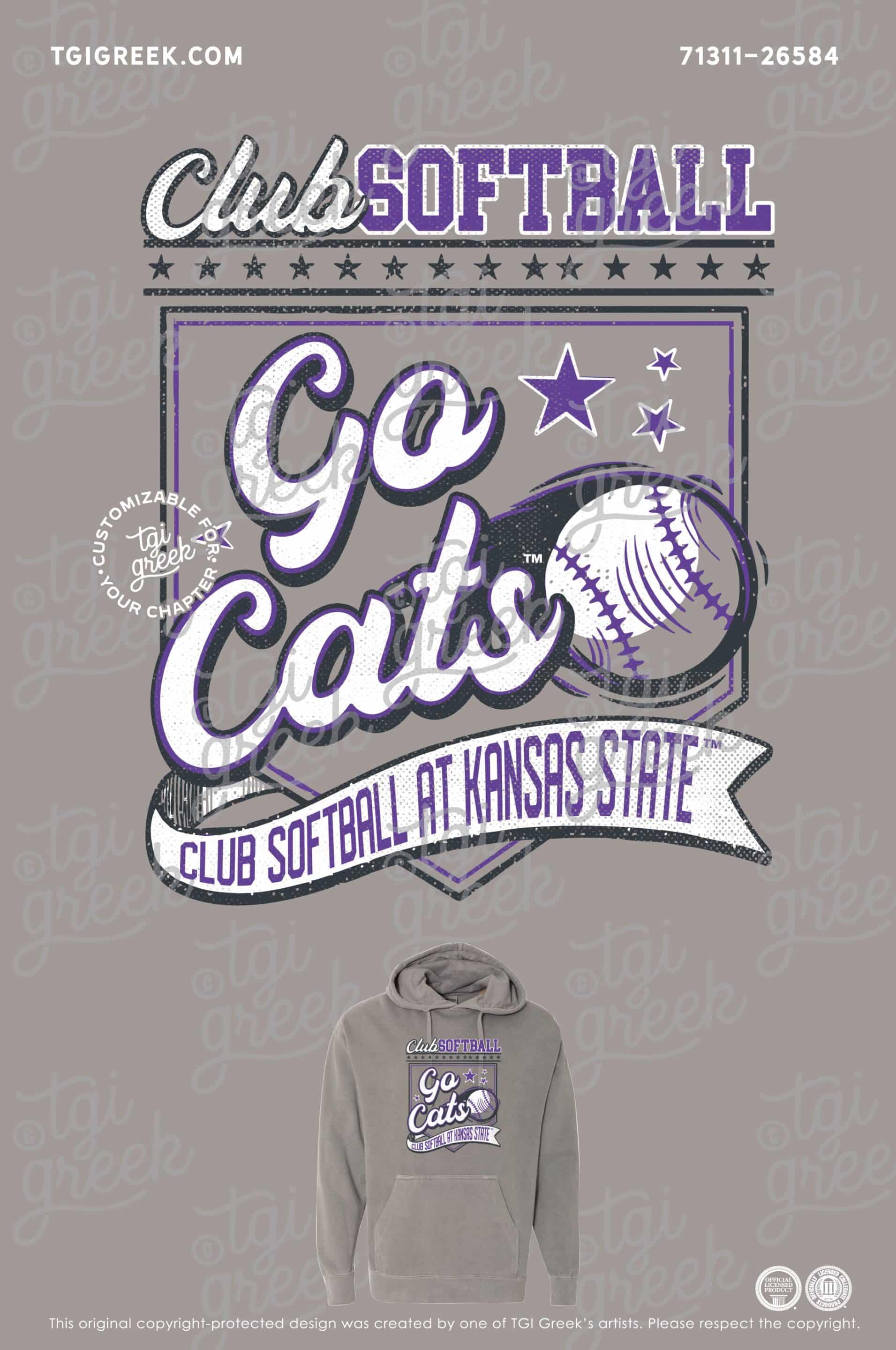 KSU – Club Softball Hoodie