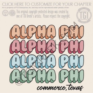 Alpha Phi – TAMU Merch Pckge Shirt