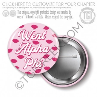Alpha Phi – Bid Day Button