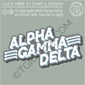 Alpha Gamma Delta-UCO Recruitment PR Neon Lights