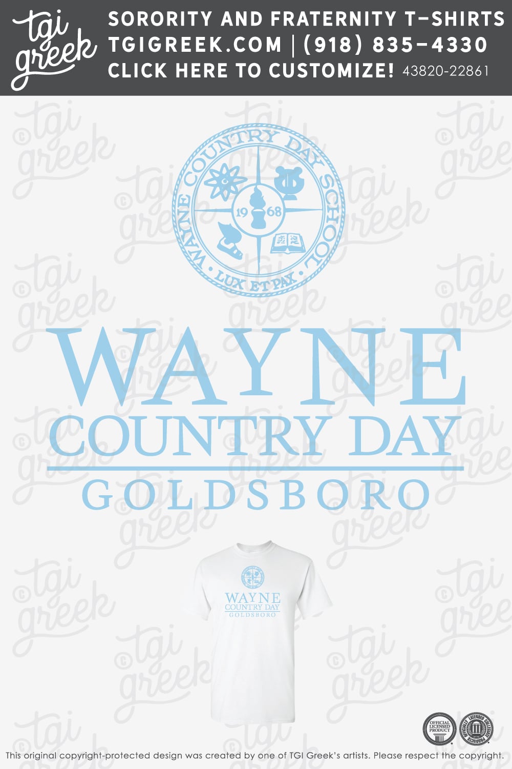 Wayne Country Day School – Early Years Tee
