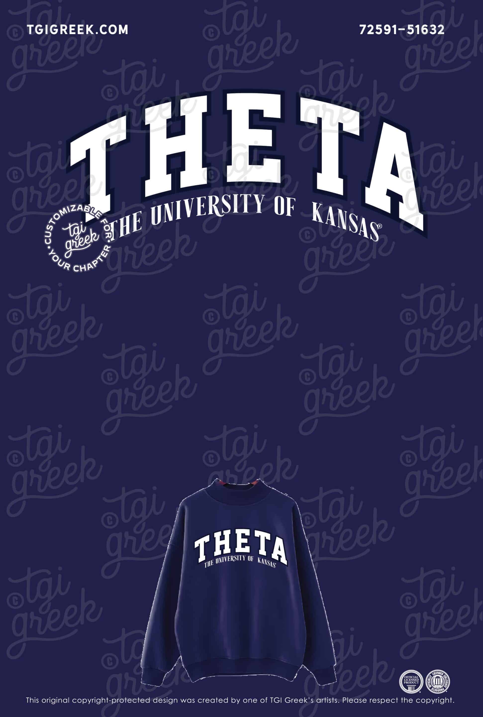 Kappa Alpha Theta – KU PR Mockneck