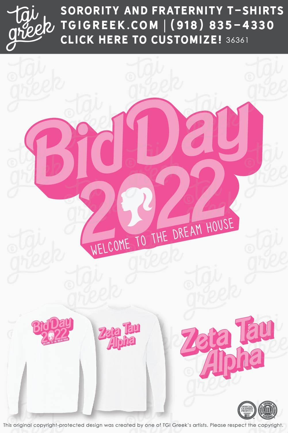 Zeta Tau Alpha – SHSU Bid Day Barbie