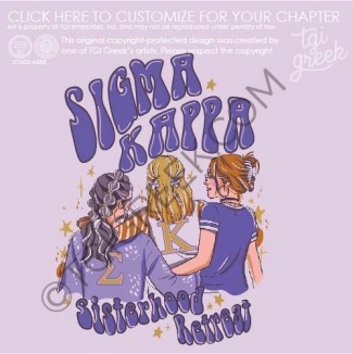 TGI – Sigma Kappa Sisterhood Claw Clip