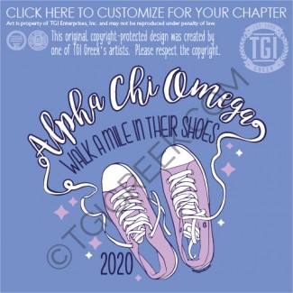 Alpha Chi Omega – RUTG Walk A Mile In Their Shoes