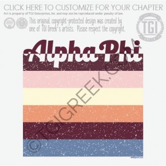 Alpha Phi – Stripes PR