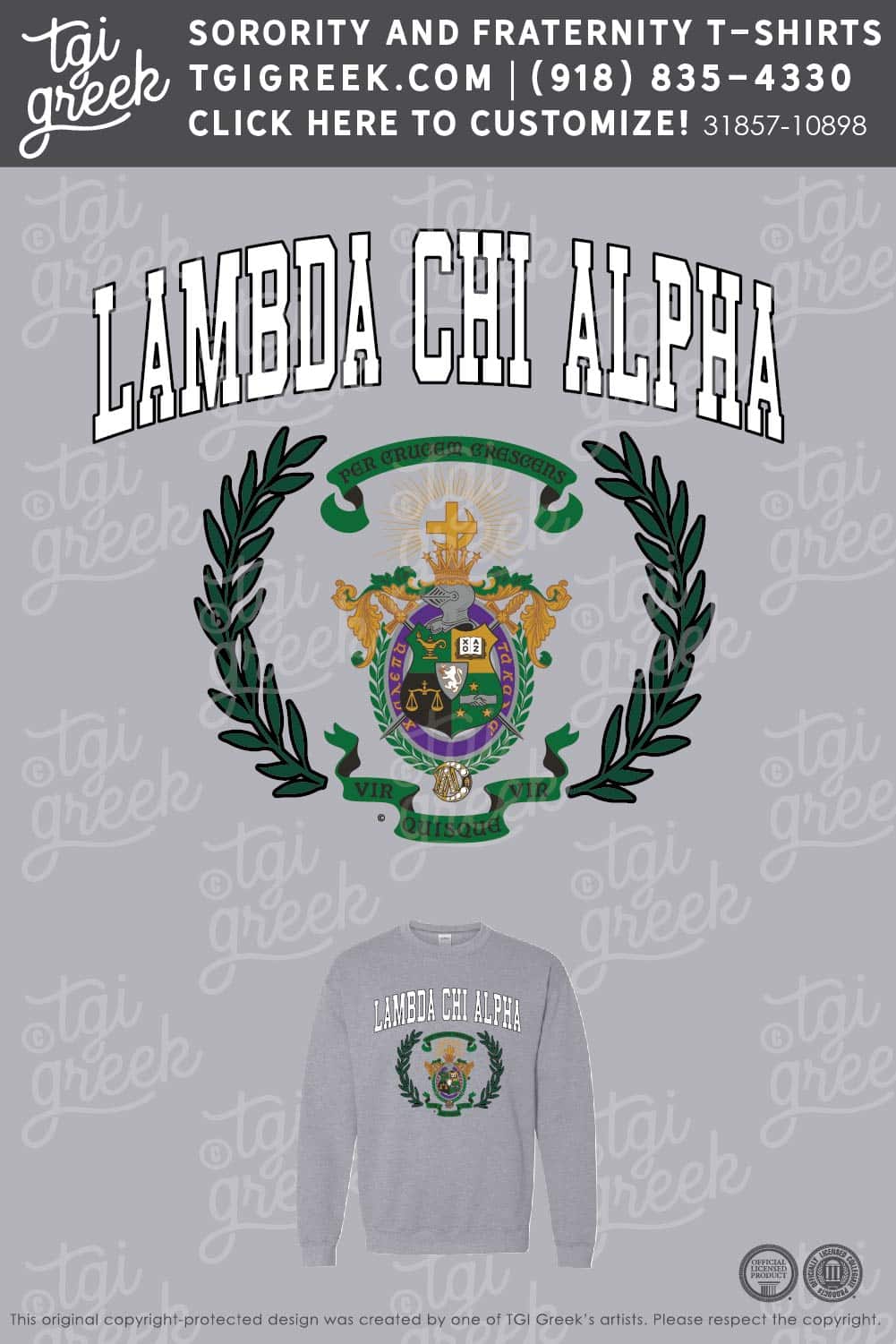 TGI – Lambda Chi Alpha Crest