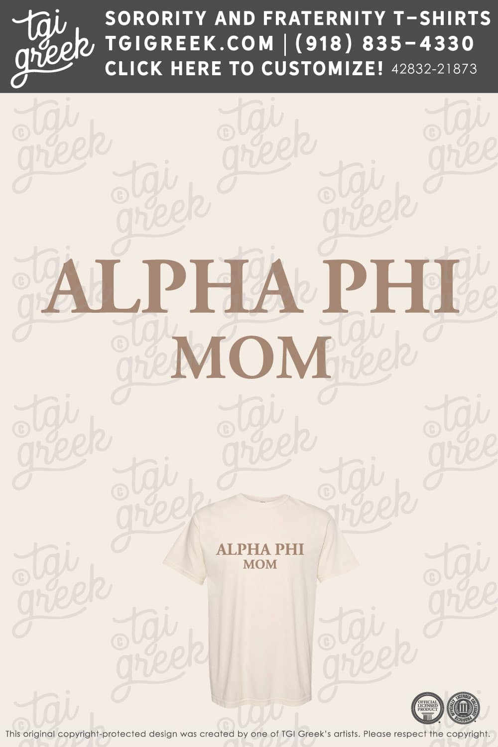 Alpha Phi – OUFFW Mom Tee