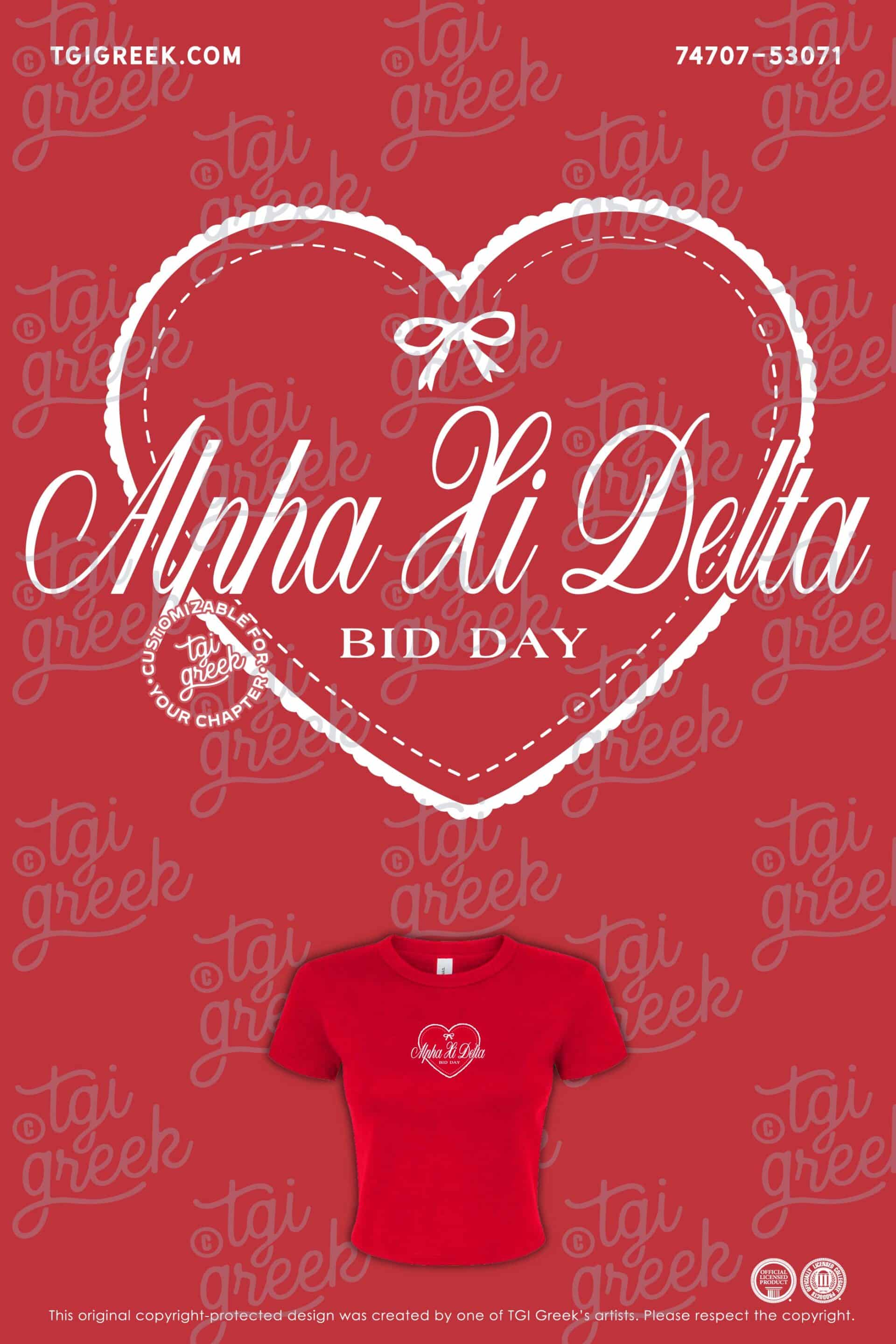 TGI – Alpha Xi Delta American Pie Bid Day