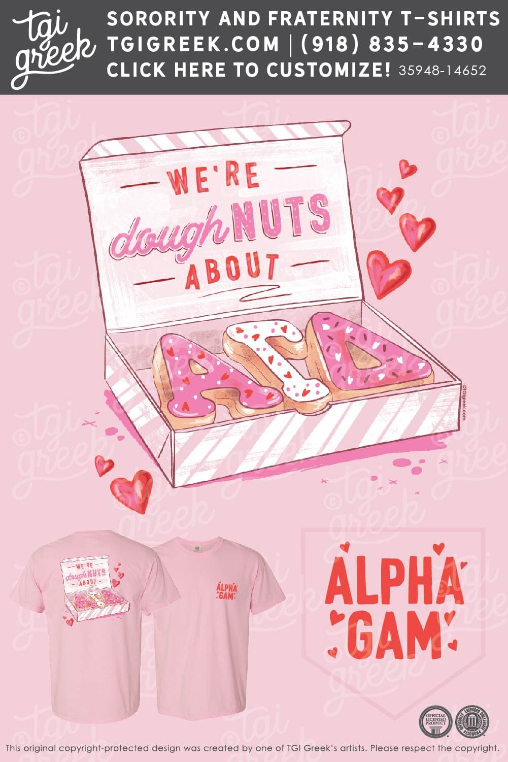 Alpha Gamma Delta – TXSU Valentine Donuts