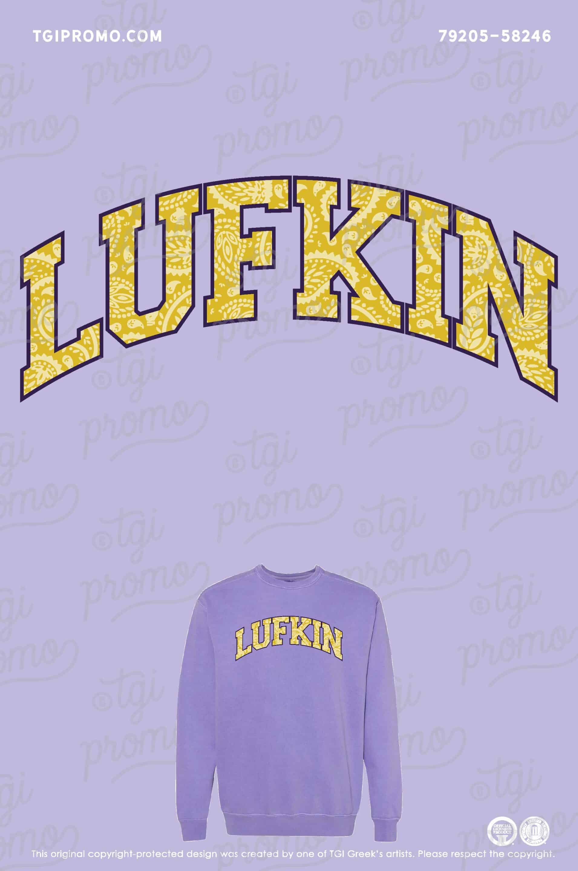 Lufkin High School – Cheer Paisley Text