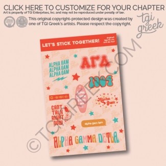 Alpha Gamma Delta – Sticker Sheet