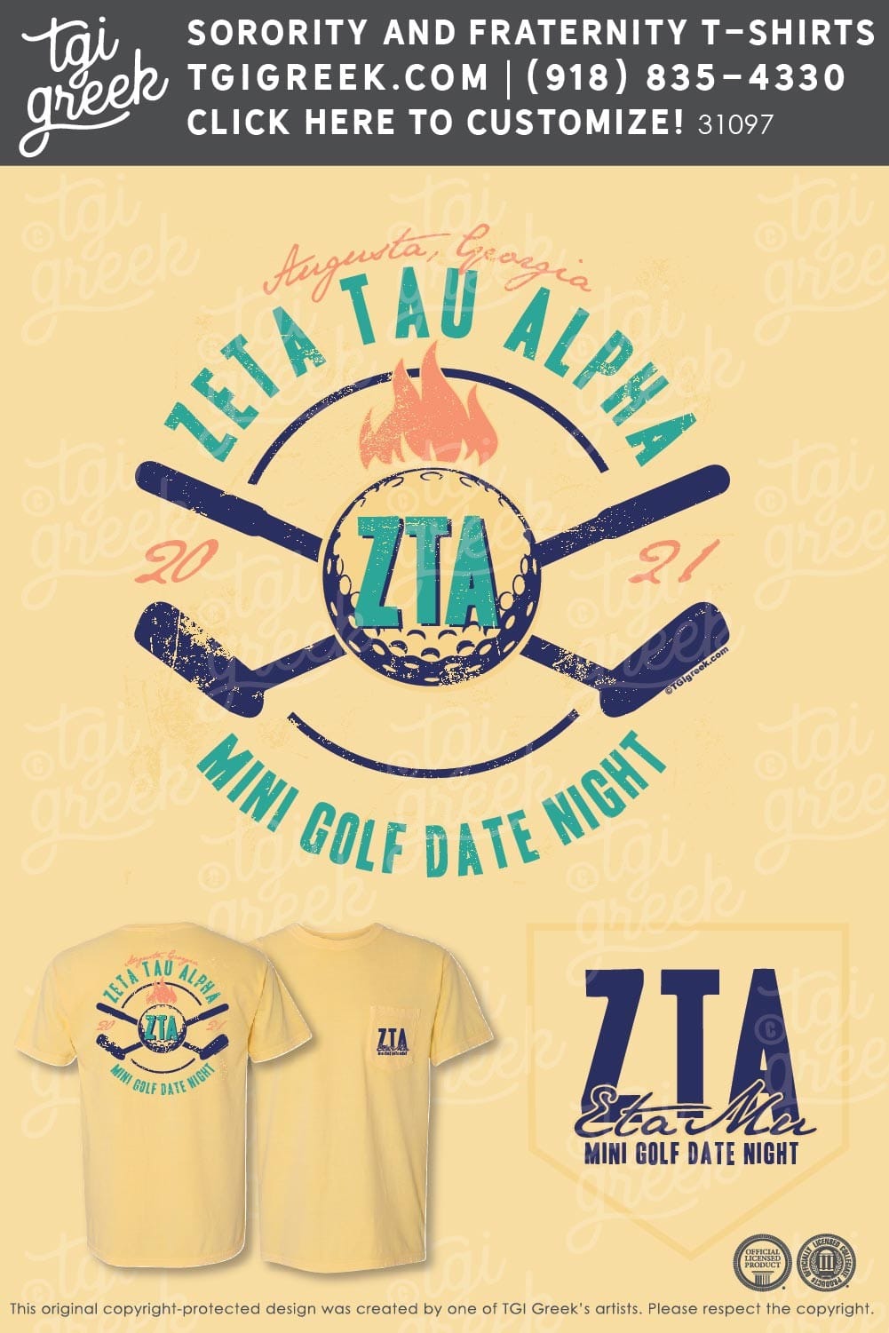 Zeta Tau Alpha Mini Golf Date Night