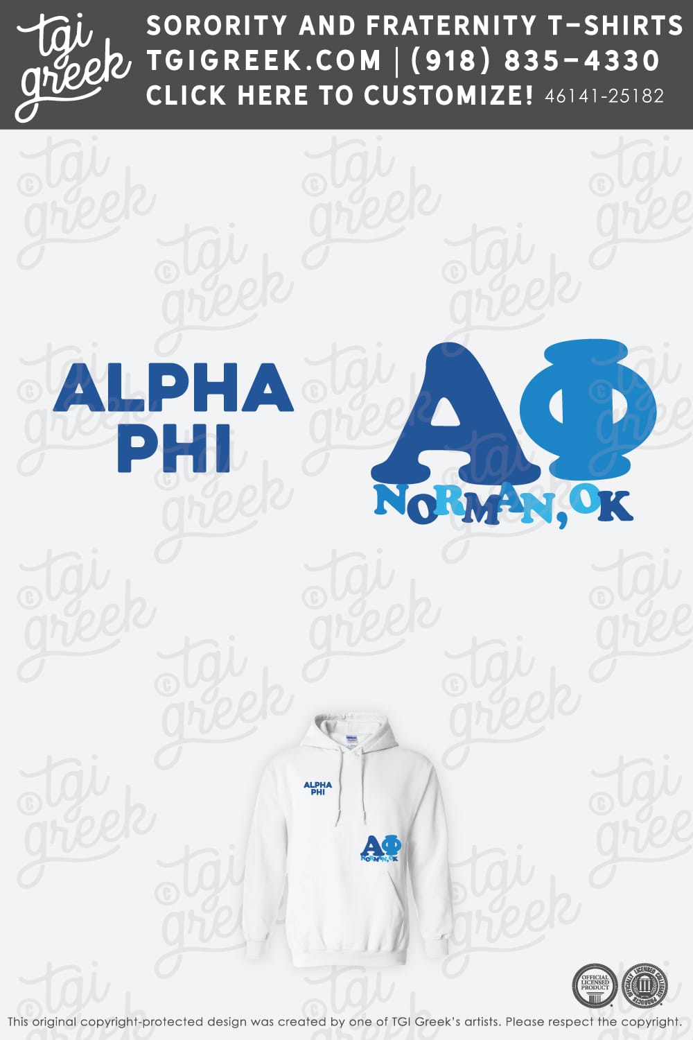 Alpha Phi – OU Winter Hoodie