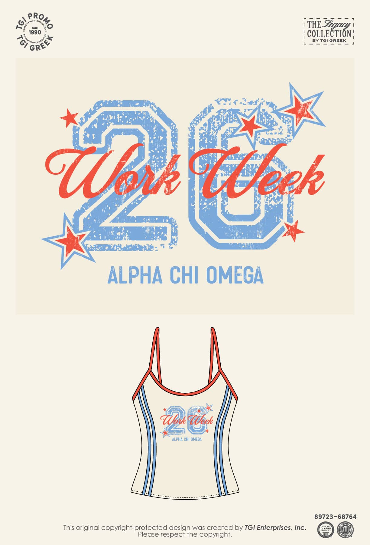 Alpha Chi Omega – TGI Greek Work Week