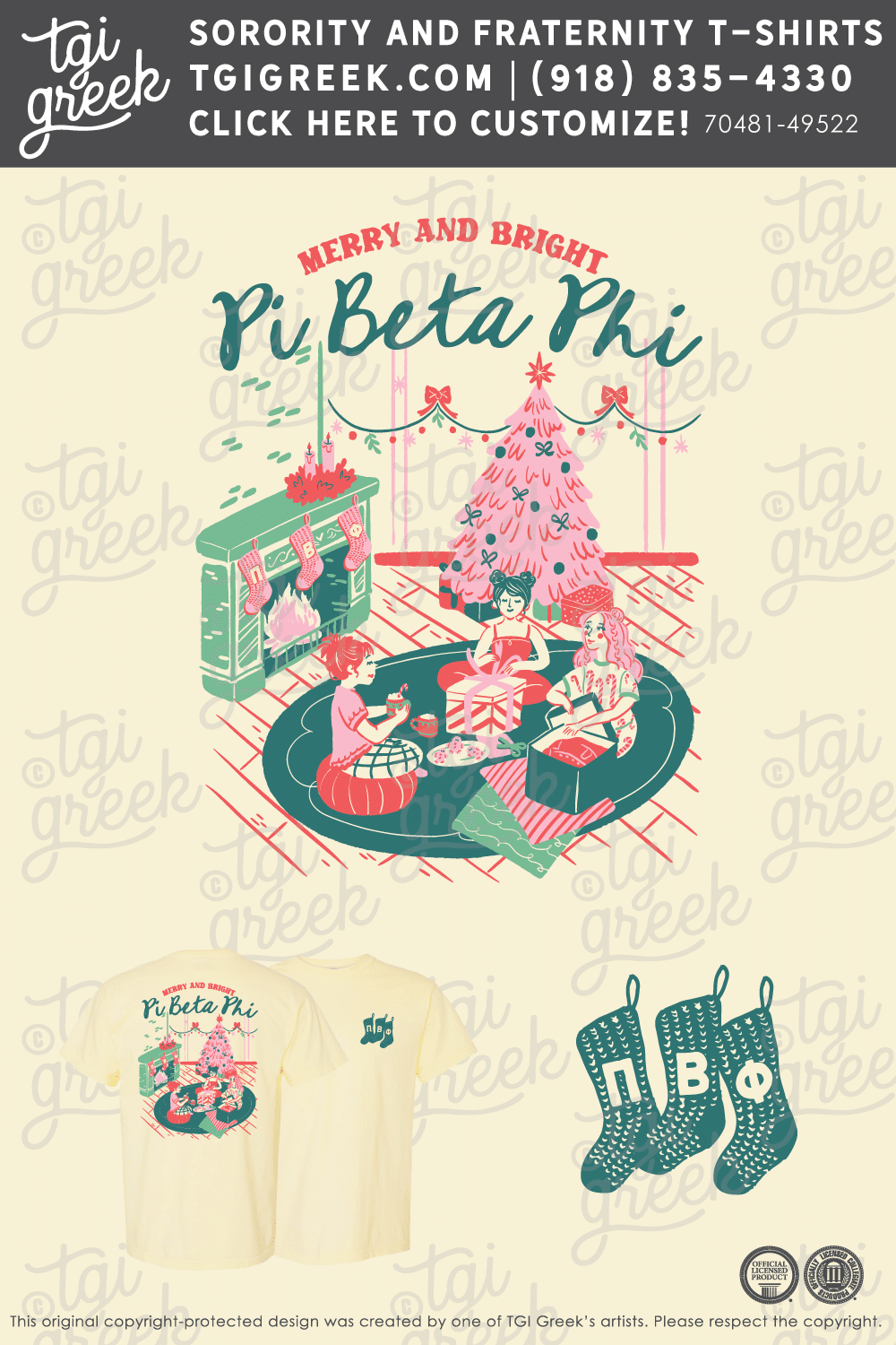 TGI – Pi Beta Phi Girls Christmas