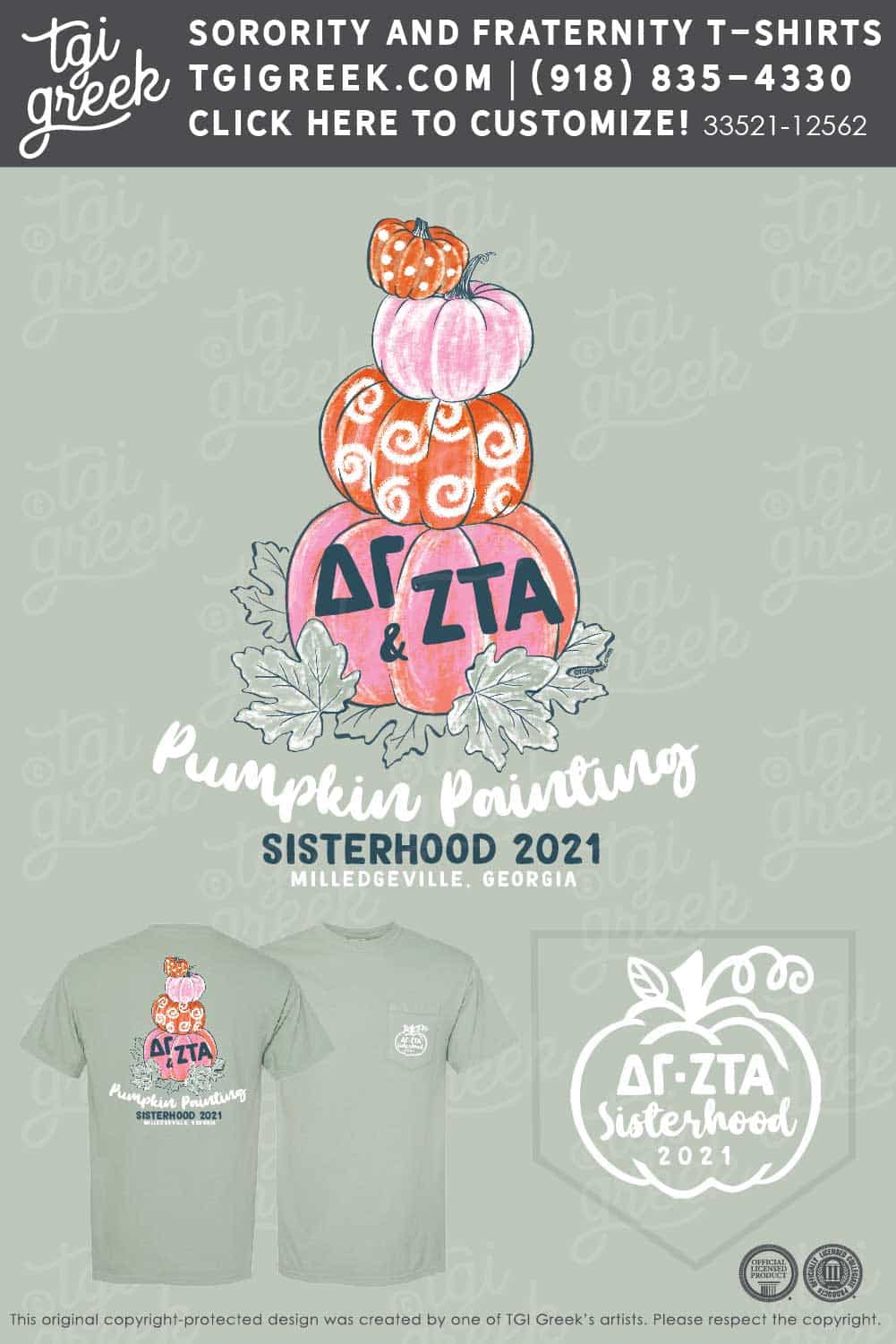 Delta Gamma – GCSU Pumpkin Painting Sisterhood