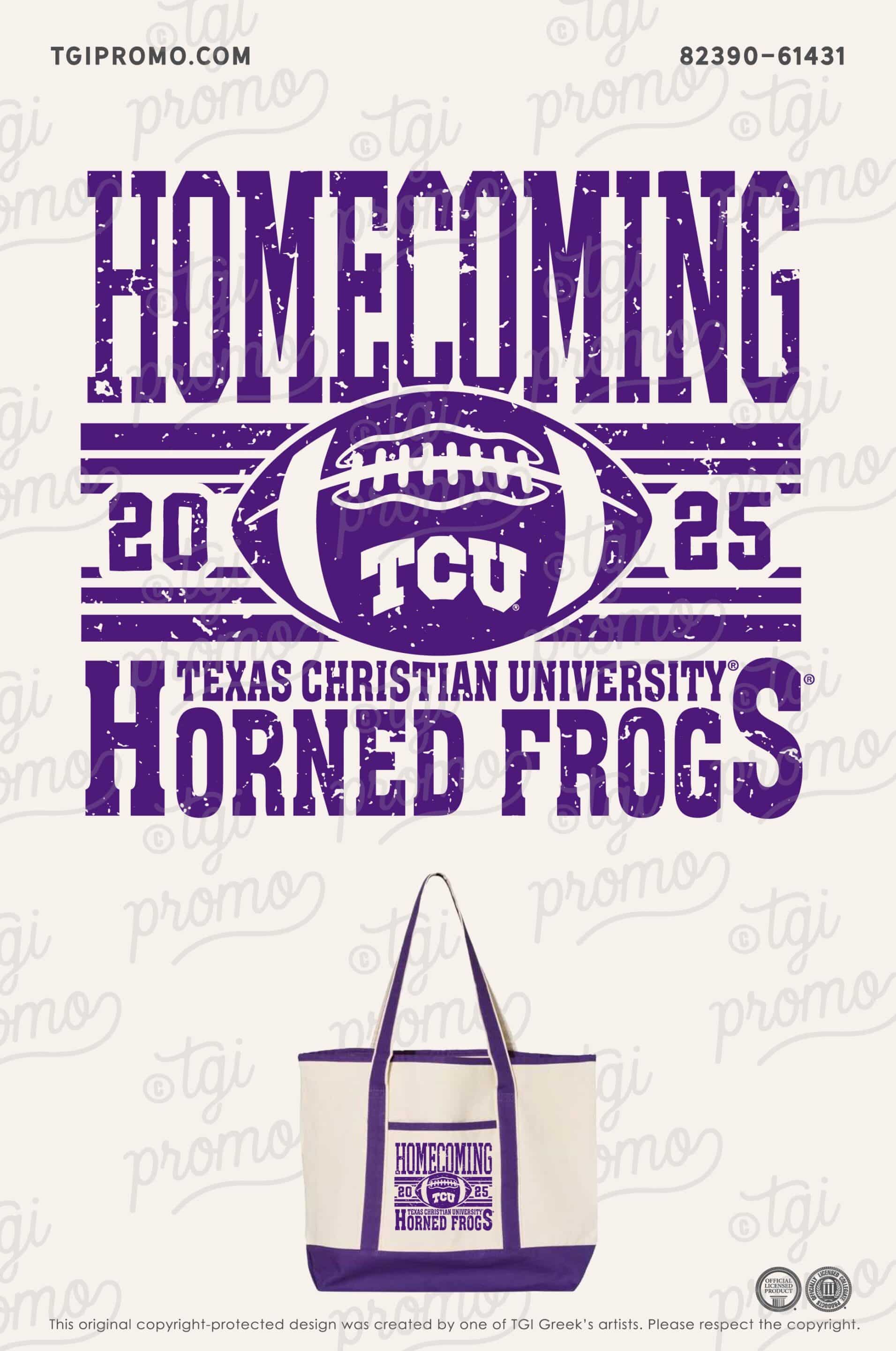 Texas Christian University – Student Affairs Homecoming Tote