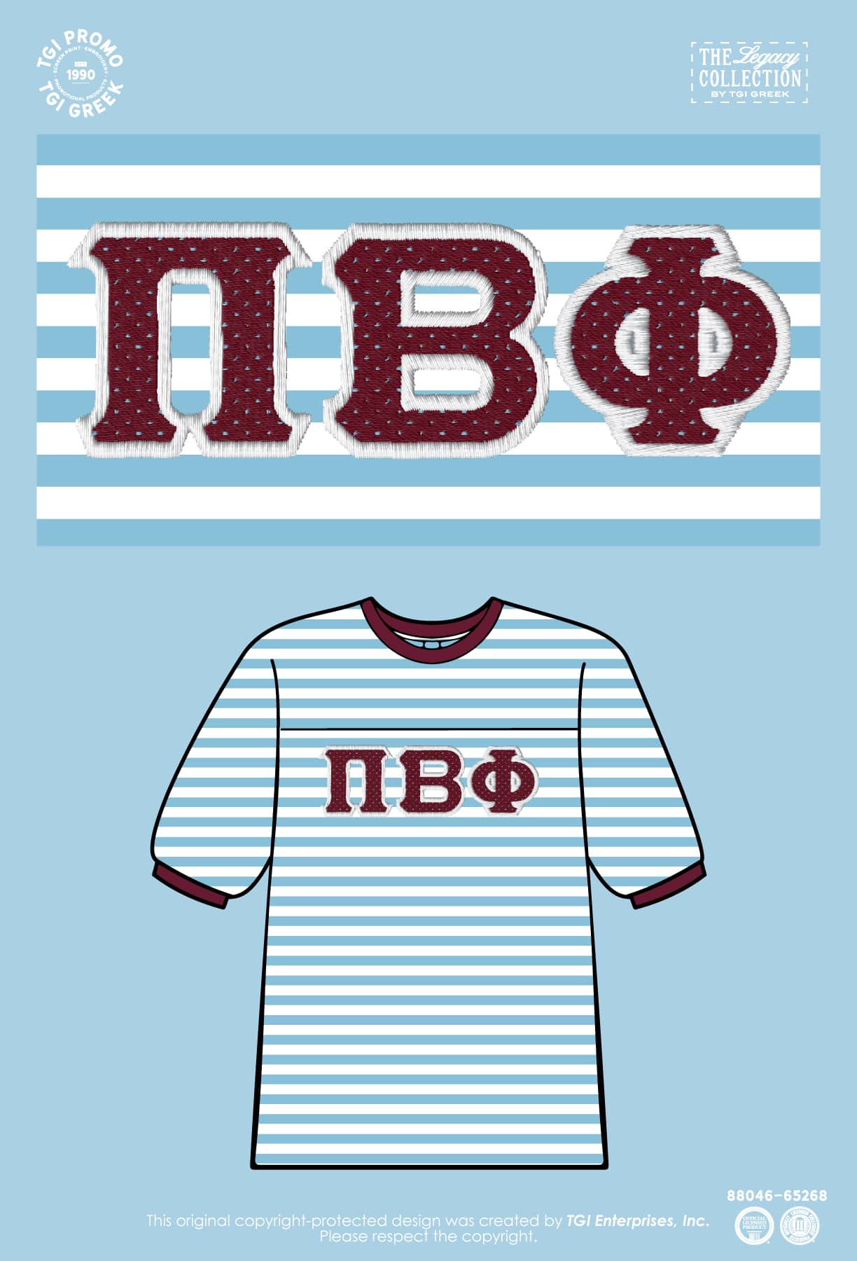 Pi Beta Phi – TGI Greek Bid Day Jersey