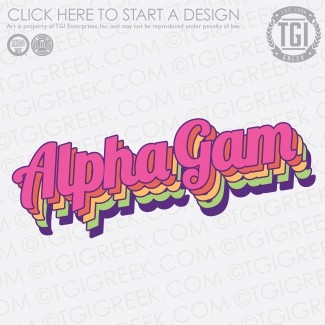 Alpha Gamma Delta-UNLV Spring Shirt