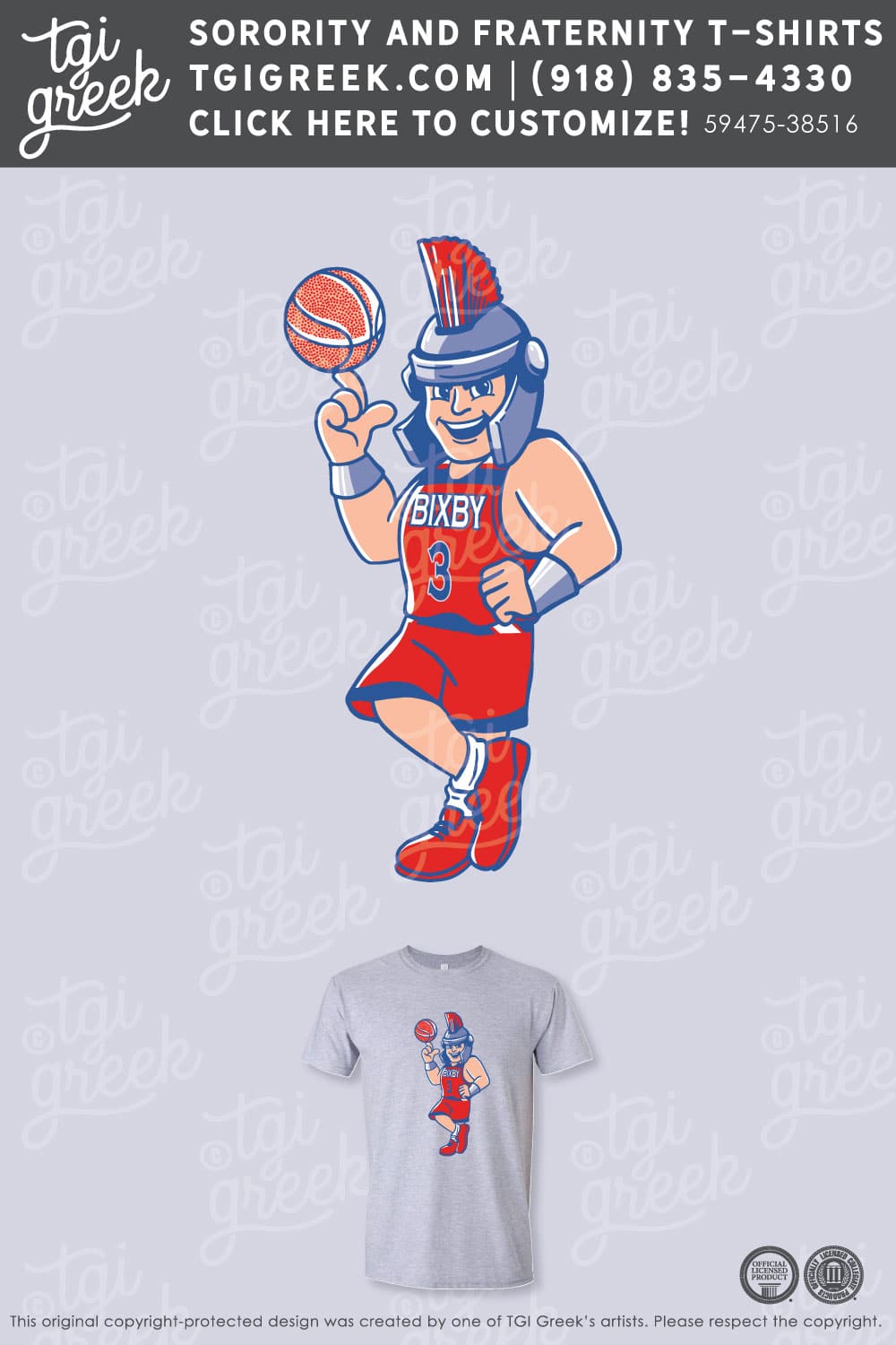 BIXBY – Girls Basketball Spartan