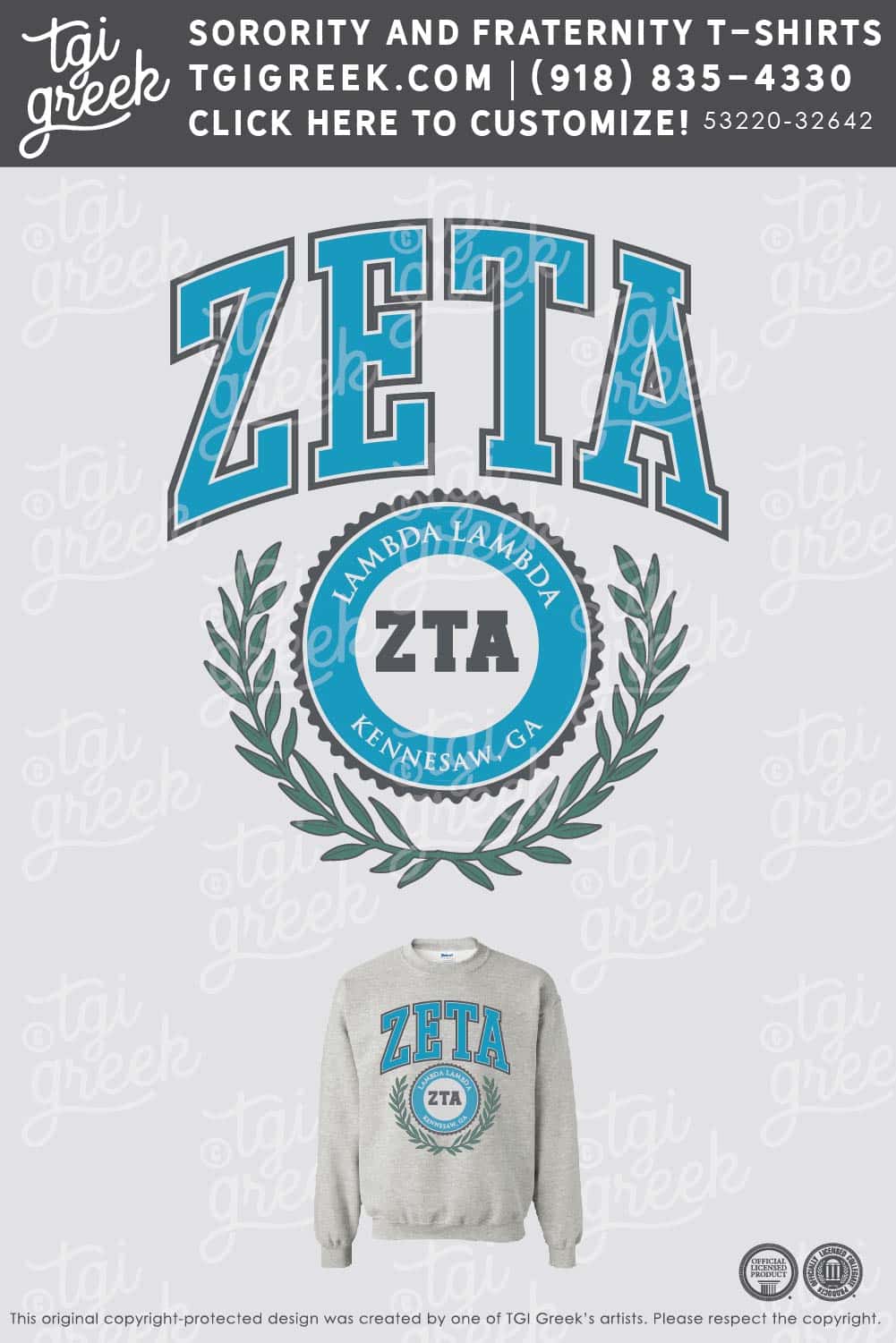 Zeta Tau Alpha – KENN Universal Sweatshirt