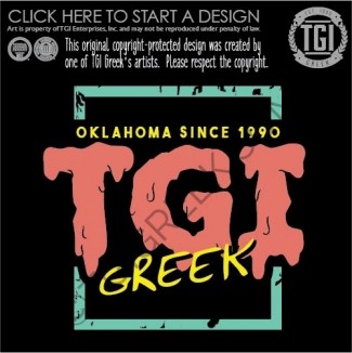 TGI Fraternity Sticker