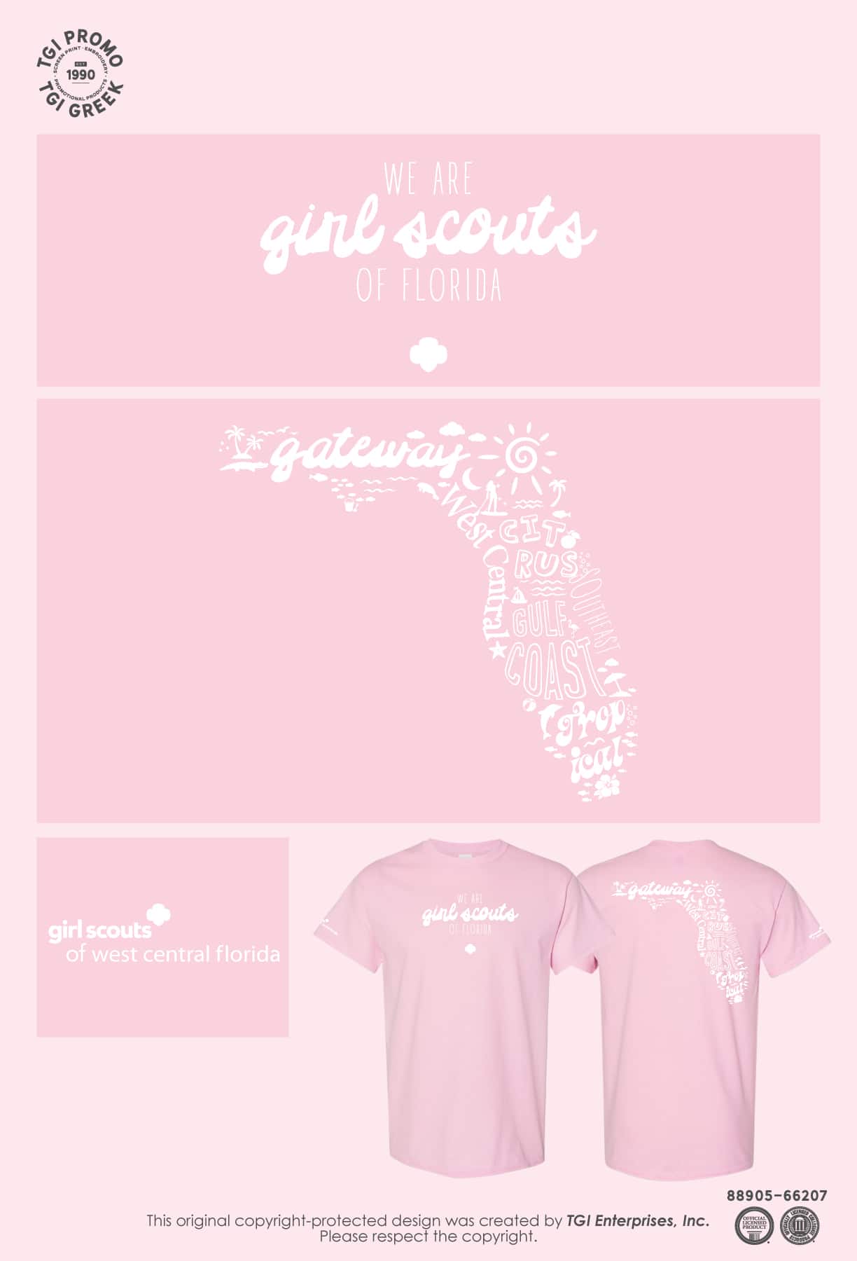 Girl Scouts of Tropical Florida – West Central Council Shirts