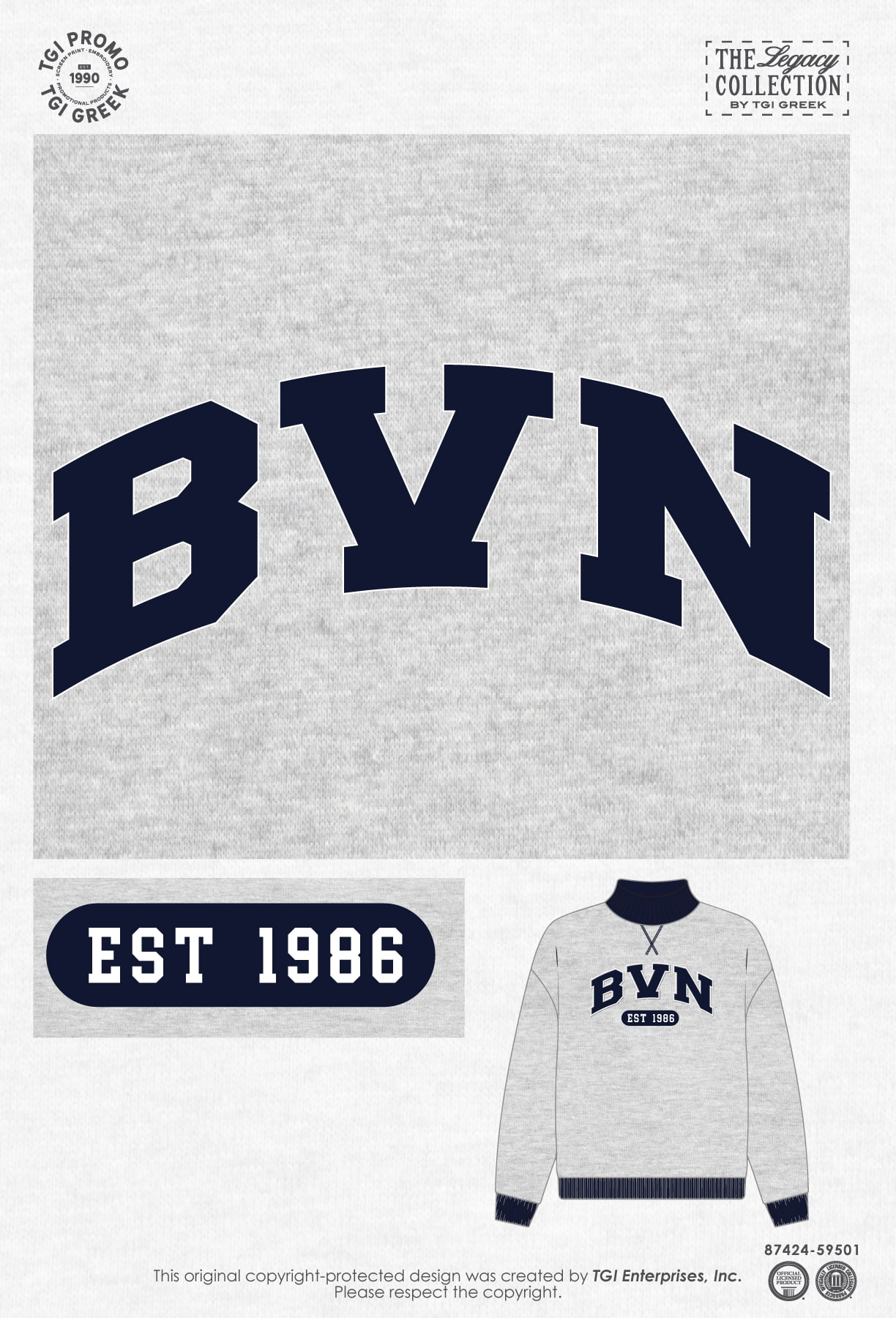 Blue Valley North High School – BVN Mock Necks